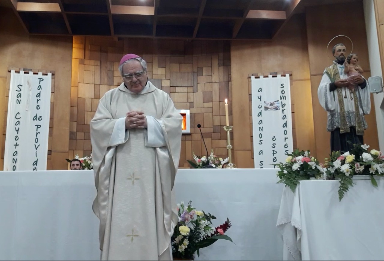 Mons. Ojea en Misa de San Cayetano